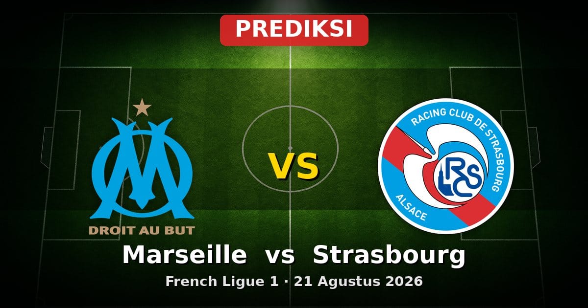 Prediksi Marseille vs Strasbourg Ligue 1 21 Agustus 2026