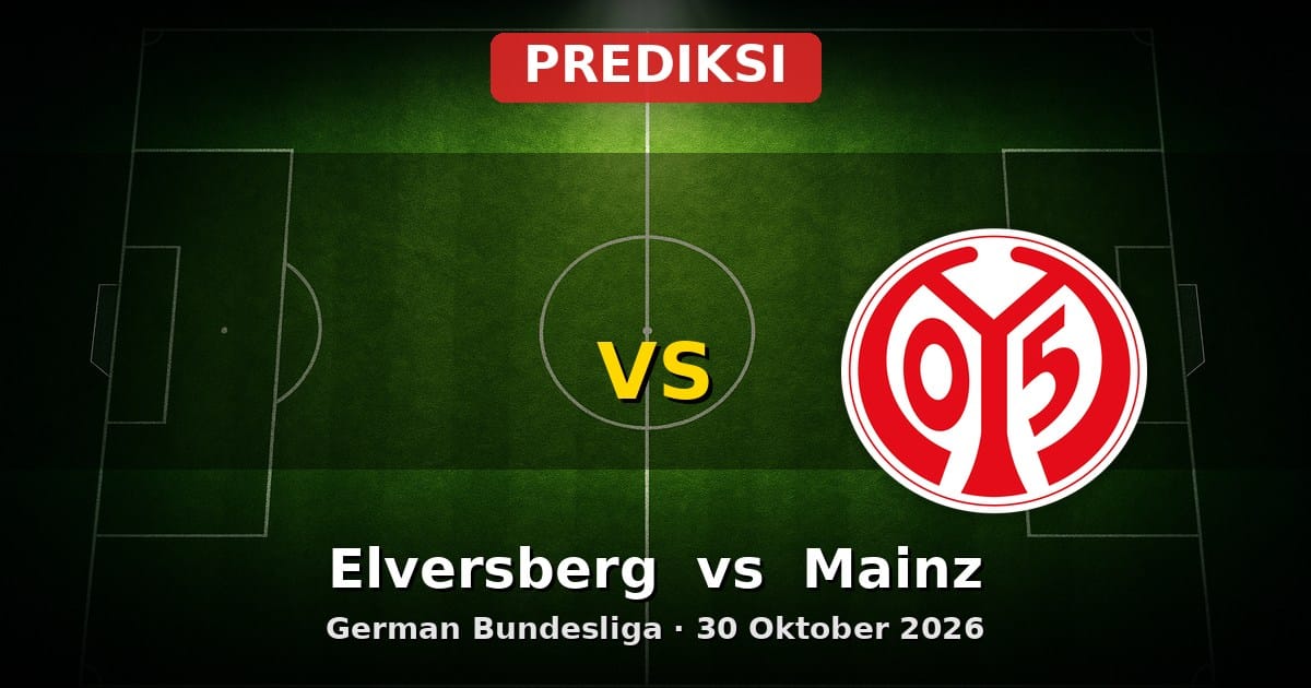 Prediksi Elversberg vs Mainz Bundesliga 30 Oktober 2026