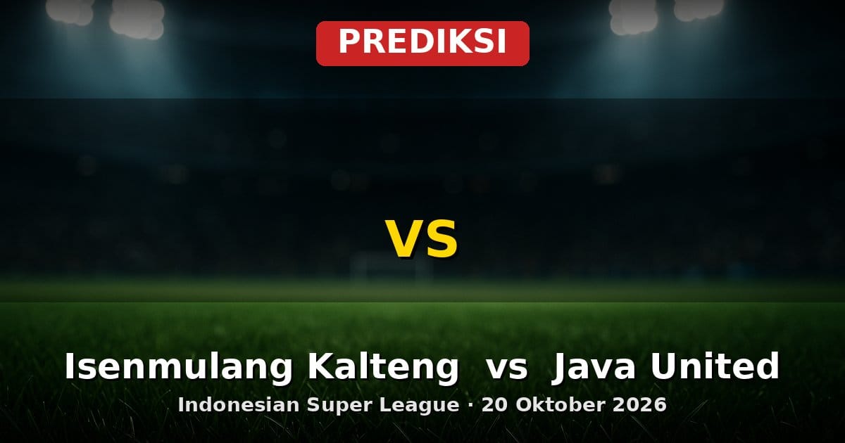 Prediksi Isenmulang Kalteng vs Java United Liga Indonesia 20 Oktober