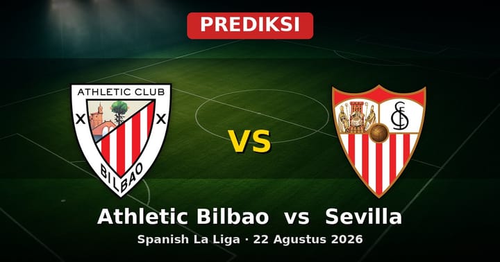 Prediksi Athletic Bilbao vs Sevilla La Liga 22 Agustus 2026